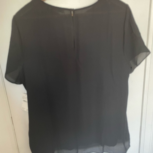 Black silky blouse NWT - Picture 4 of 4